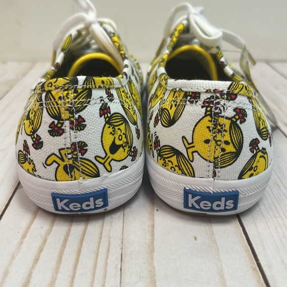 Keds x Little Miss Sunshine Yellow & White Sneakers.Limited edition. NWT. Size 9 - Picture 4 of 8